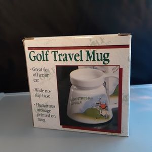Golf Travel Mug NIB